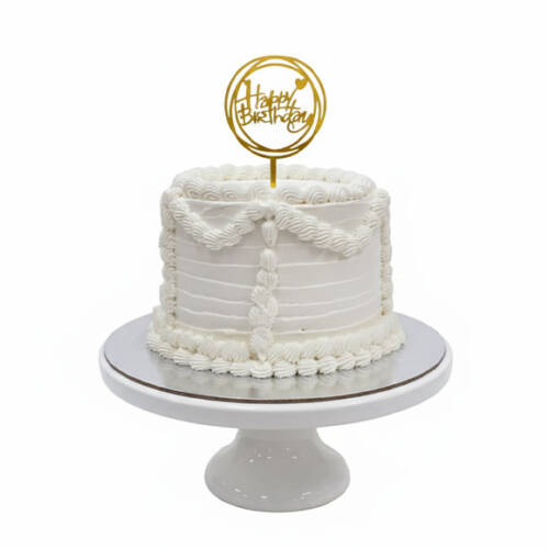 Classic White Birthday Cake