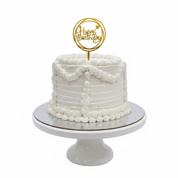 Classic White Birthday Cake