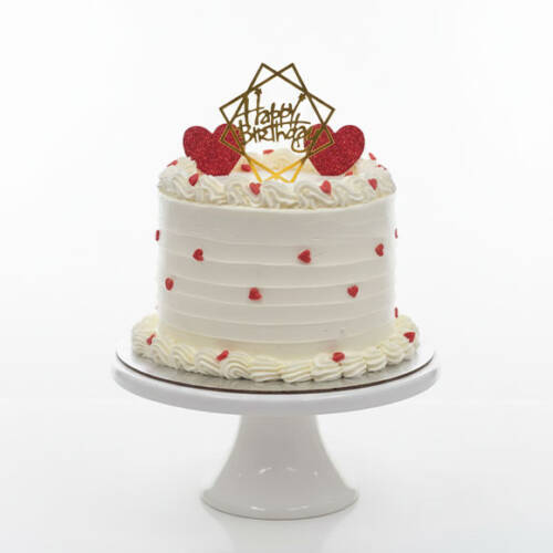Love Heart Birthday Cake