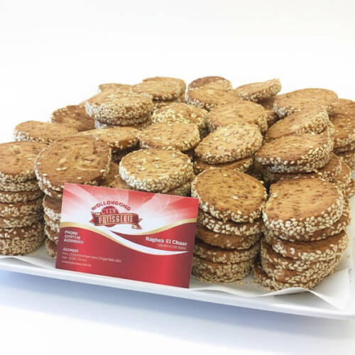 Sesame Sandwich Biscuits