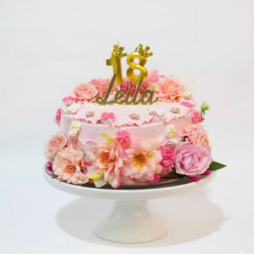 Floral Birthday Cake