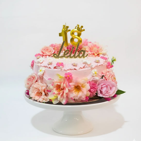 Floral Birthday Cake