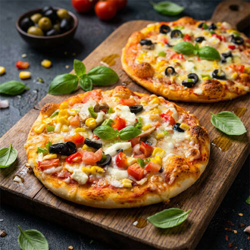 Vegetable Lebanese Pizza